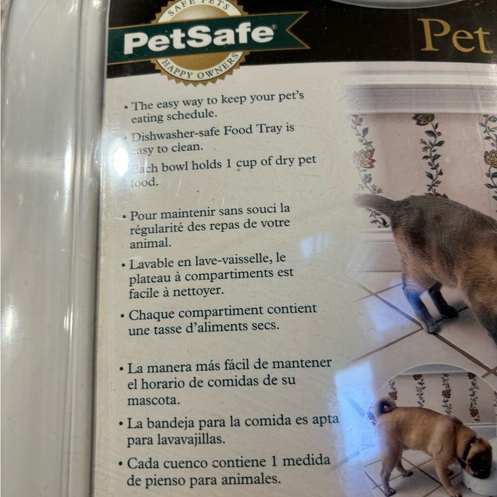 PetSafe 5 five meal pet feeder used once works fine pet didn’t like it - Picture 6 of 6